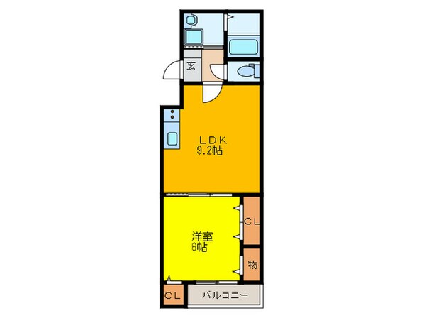 フジパレス深江橋Ⅲ番館の物件間取画像